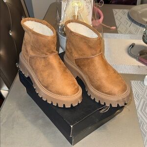 Dolce Vita Kids Brown Ankle Boots